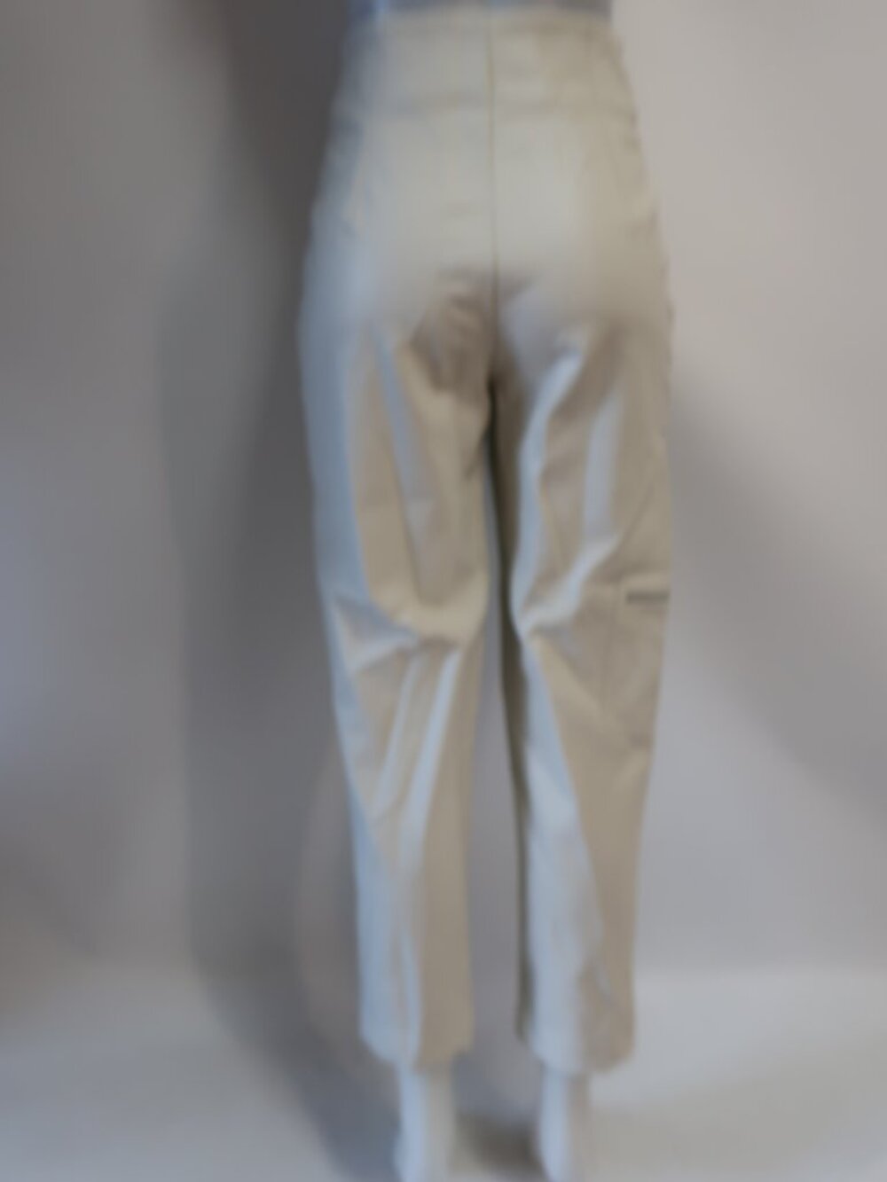 Womens Intermix Jolie Bone White (Item-56) PU Faux Leather Cargo Pocket Pants 4 - Picture 7 of 11